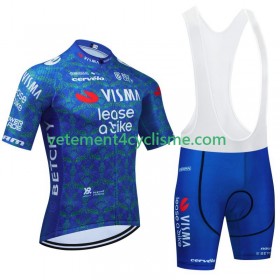 Homme Tenue Cycliste et Cuissard à Bretelles Visma Lease A Bike Tdf 2024